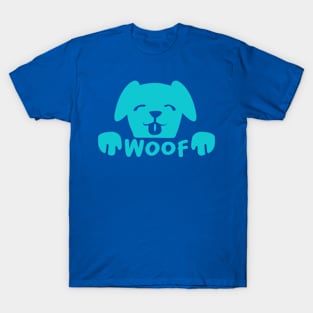 Dog puppy with woof T-Shirt